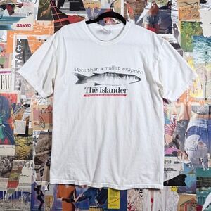 Vintage‎ The Islander Anna Maria Island T Shirt Hanes Heavyweight White